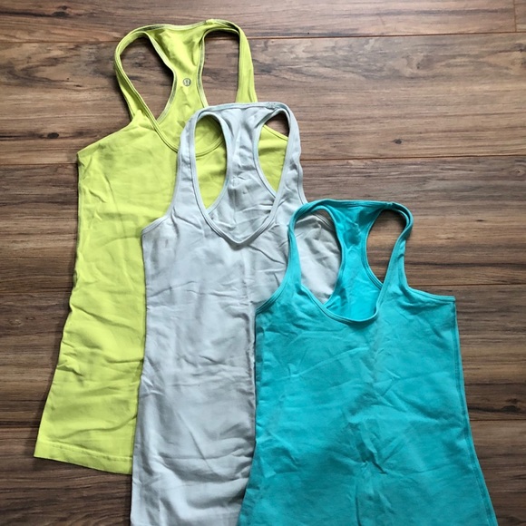 Lululemon Tech Racerback Tanks - Picture 1 of 5